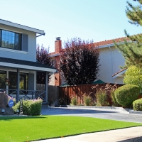 Fake Grass Carpet McQueeney, Texas Lawns, Front Yard Design