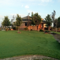 Fake Turf Rockwall, Texas Backyard Playground, Commercial Landscape