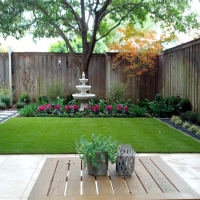 Fake Turf Victoria, Texas Landscape Design, Backyard Landscaping