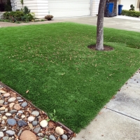 Installing Artificial Grass Uvalde Estates, Texas Lawn And Garden, Front Yard Landscaping Ideas