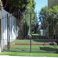 Plastic Grass Canutillo, Texas Landscape Rock, Front Yard Design